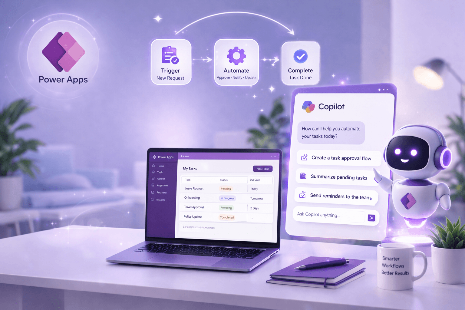 AI-Powered Task Automation using Copilot in Power Apps
