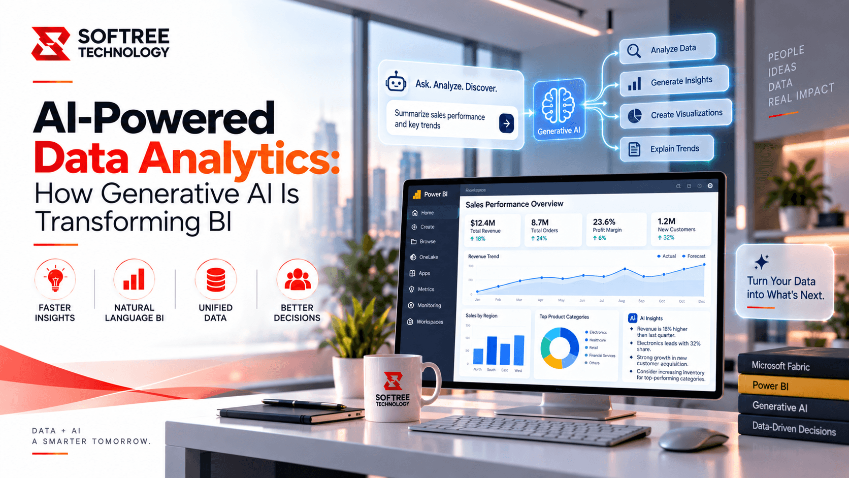 AI-Powered Data Analytics: How Generative AI Is Transforming BI