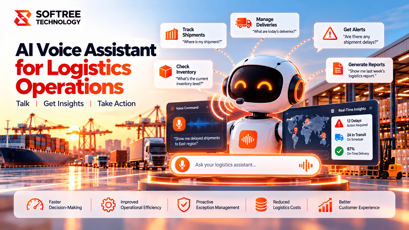 AI Voice Assistant for Logistics Operations and Shipment Management