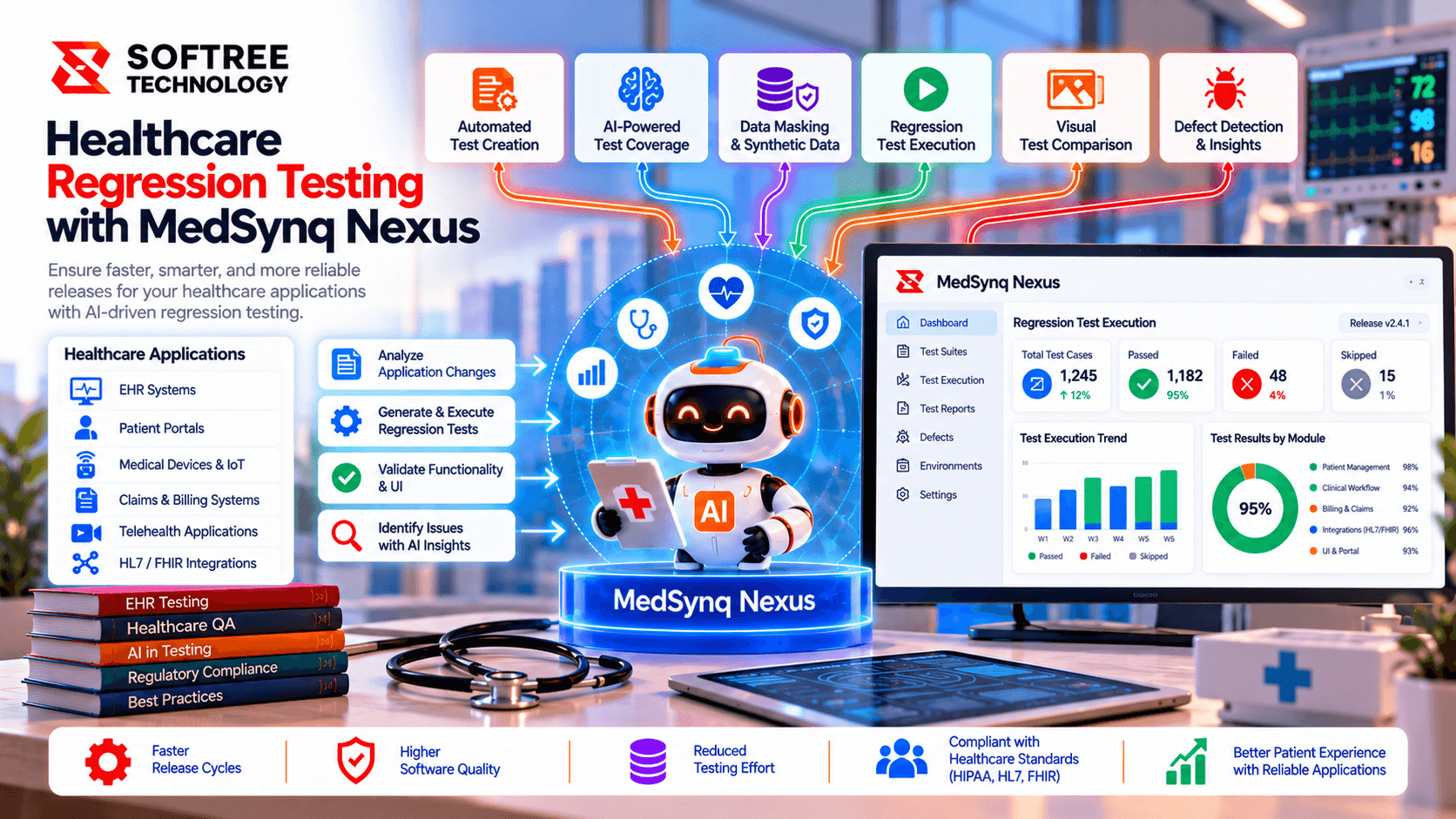 Healthcare Regression Testing with MedSynq Nexus