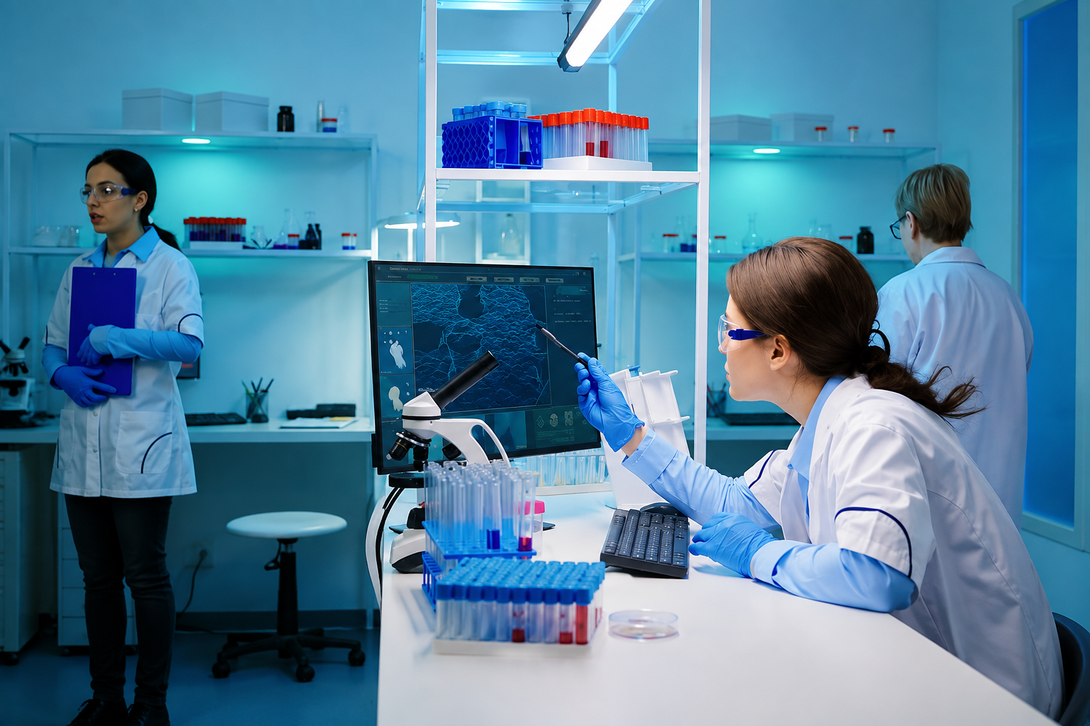 Laboratory scientists indexing clinical document repositories and specimen data