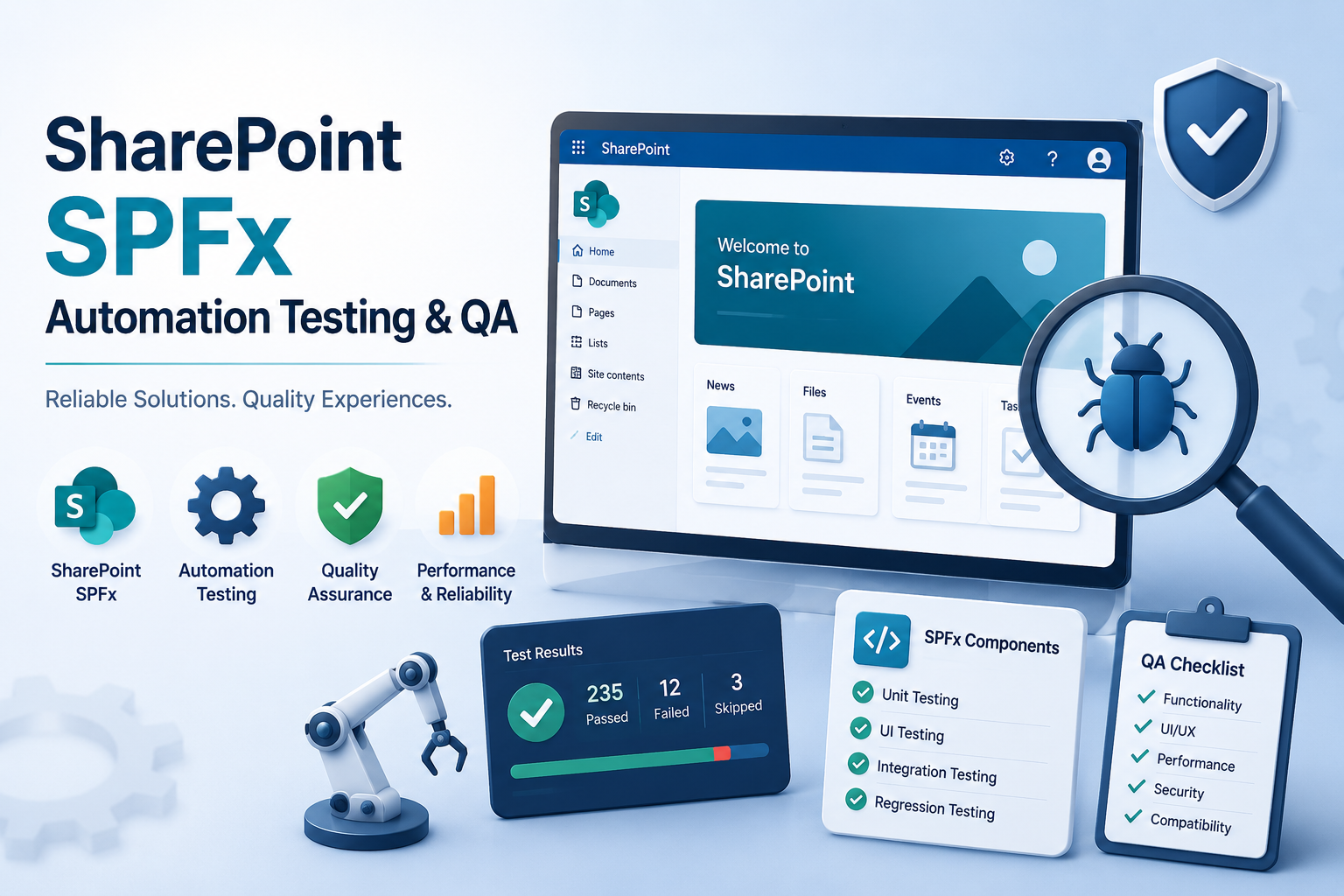 SharePoint SPFx Automation Testing & QA