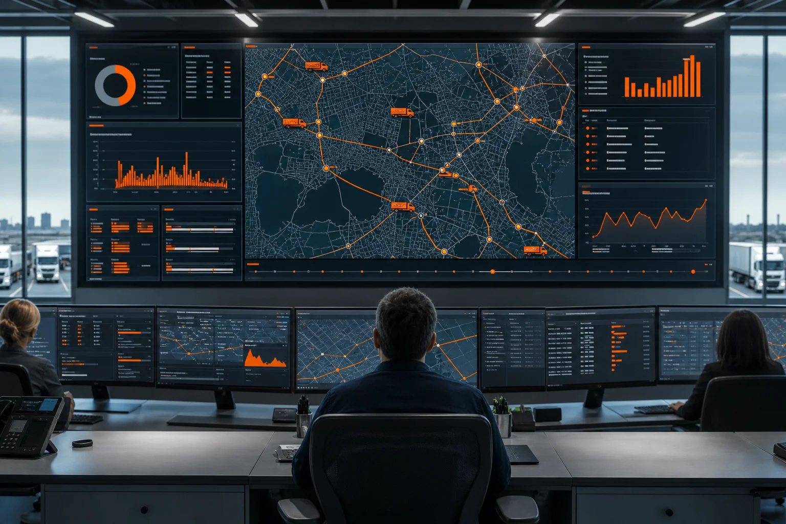 Transportation and logistics management dashboard